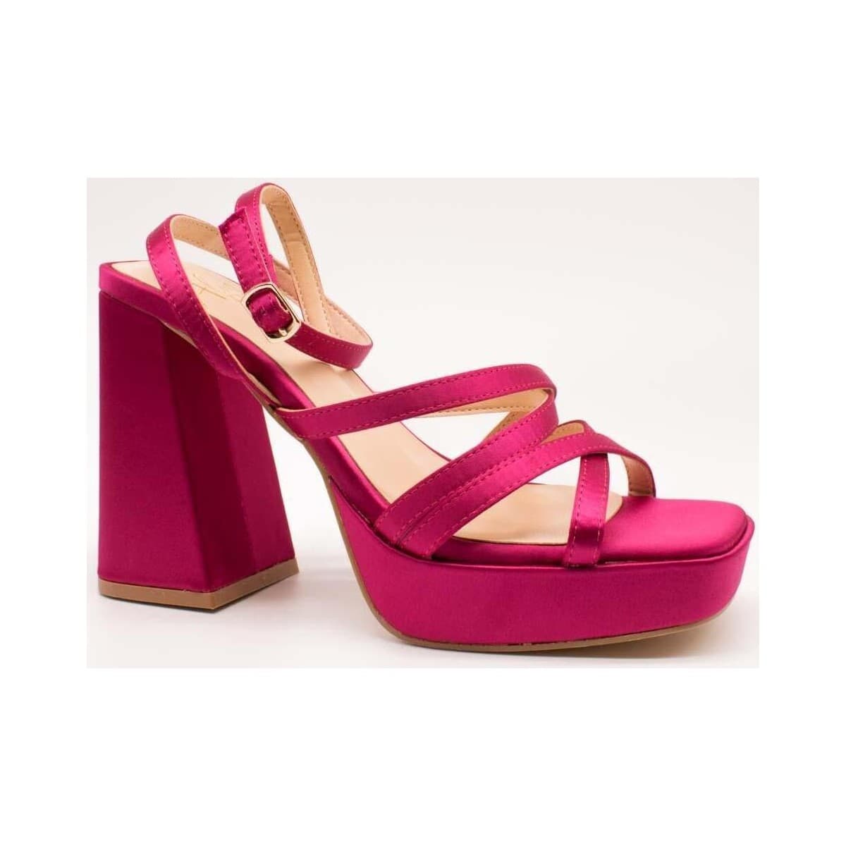 Σανδάλια με τακούνι Alma Blue V23BL1071-FUXIA