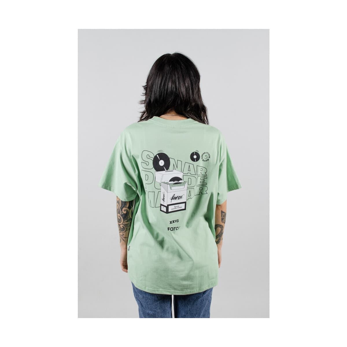 Men's T-Shirts Farci Green