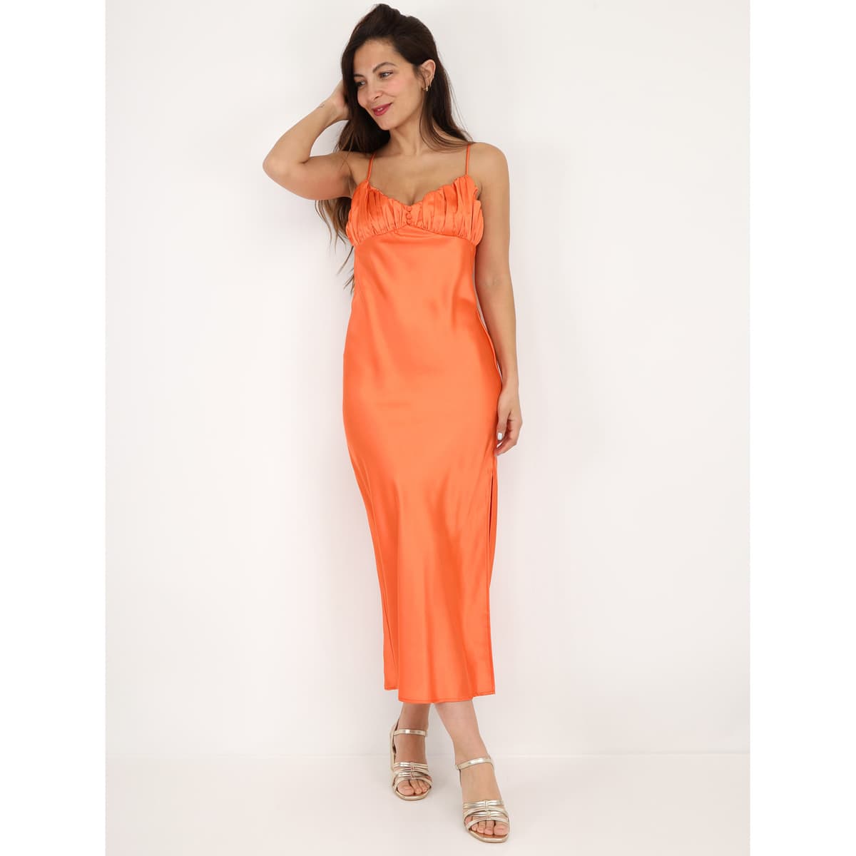 Women's Dresses La Modeuse Orange