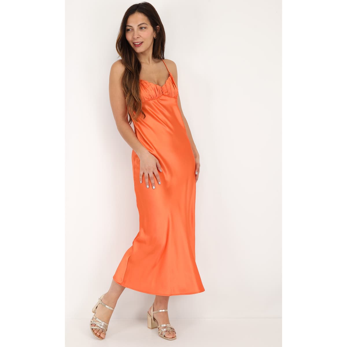 Women's Dresses La Modeuse Orange