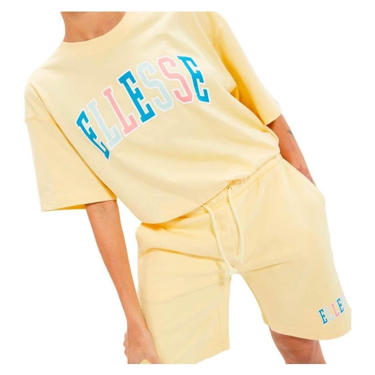 Women's T-Shirts Ellesse Yellow