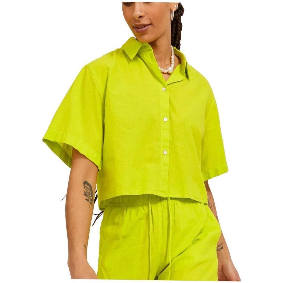 Women's Shirts JJXX Green