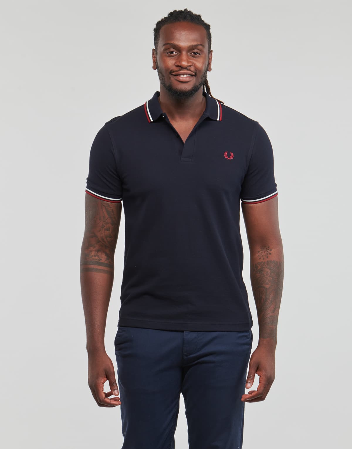 Men's Polo Shirts Fred Perry Blue