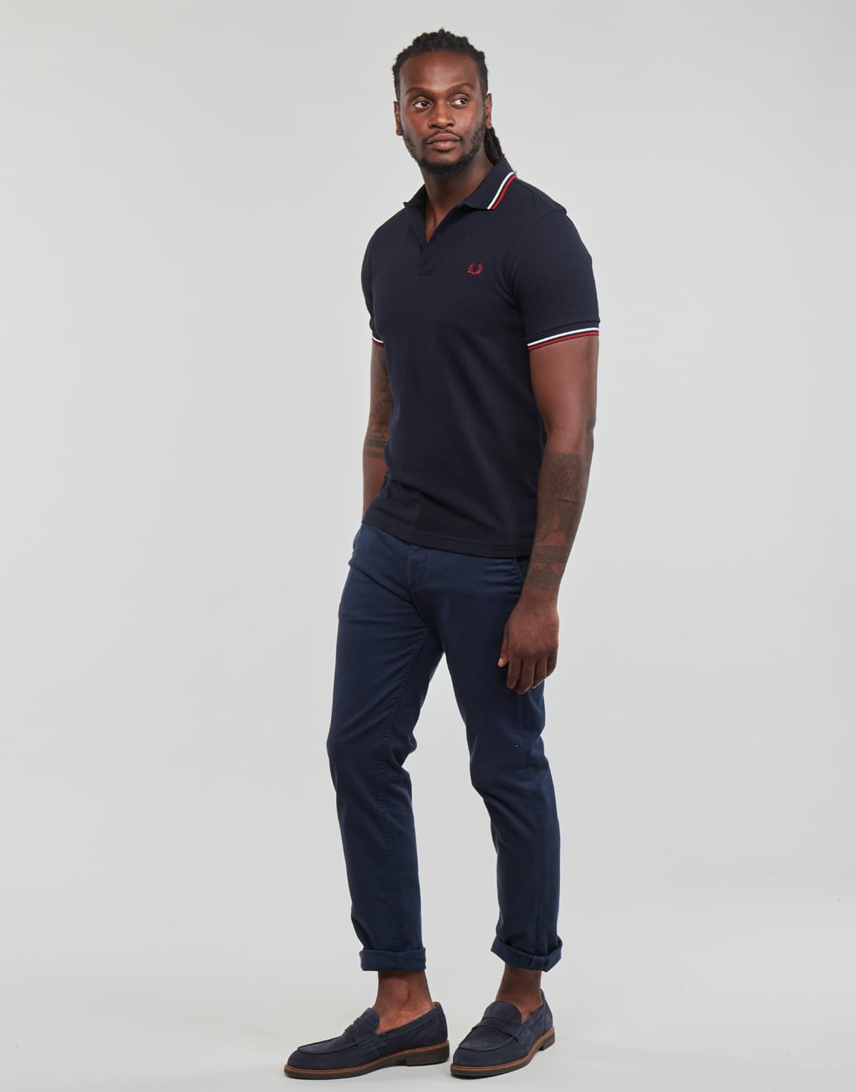 Men's Polo Shirts Fred Perry Blue