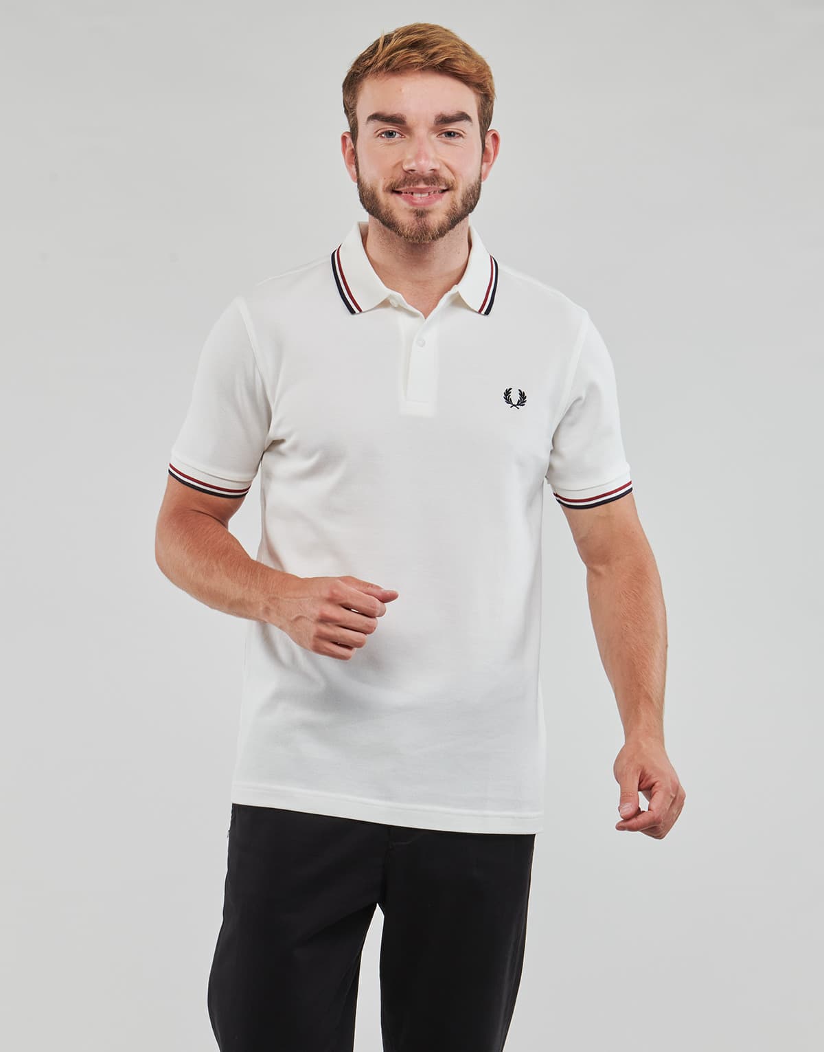 Men's Polo Shirts Fred Perry White