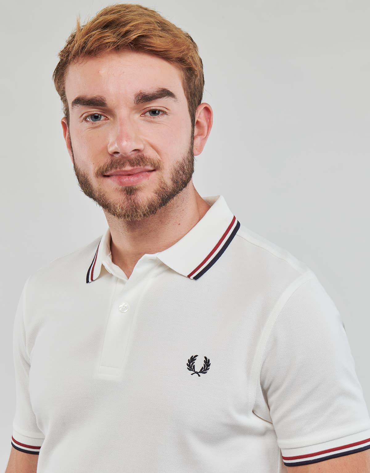 Men's Polo Shirts Fred Perry White
