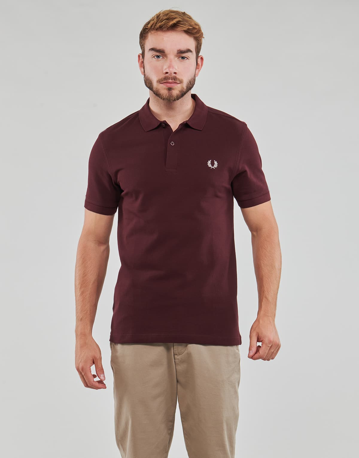 Men's Polo Shirts Fred Perry Bordeaux