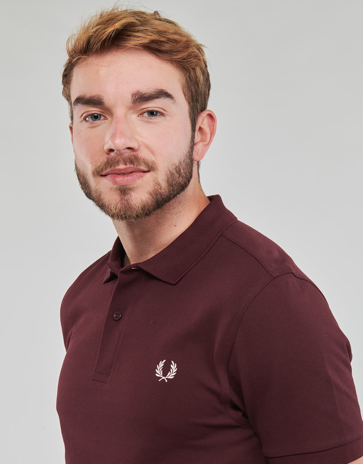 Men's Polo Shirts Fred Perry Bordeaux