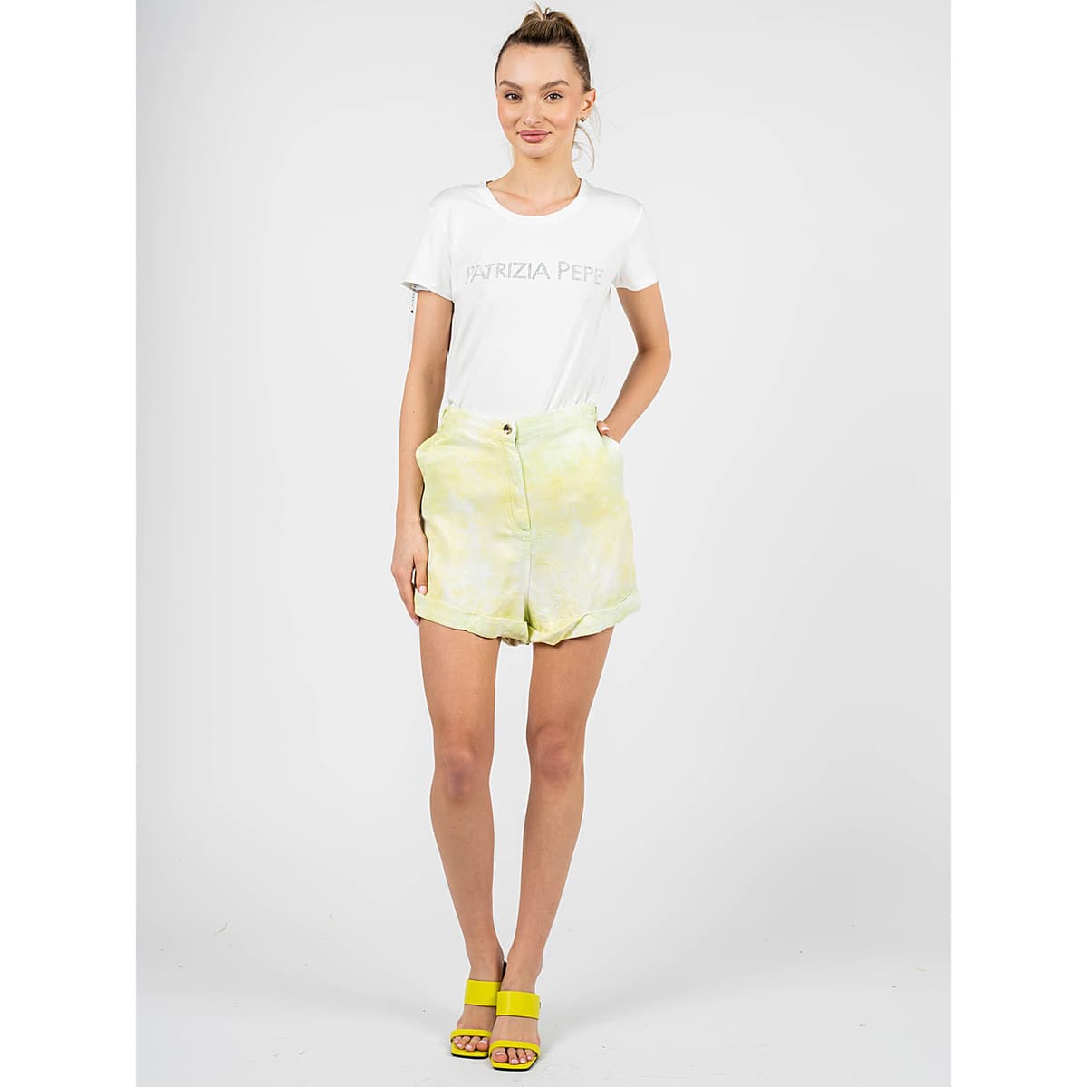Women's Pants Patrizia Pepe Yellow