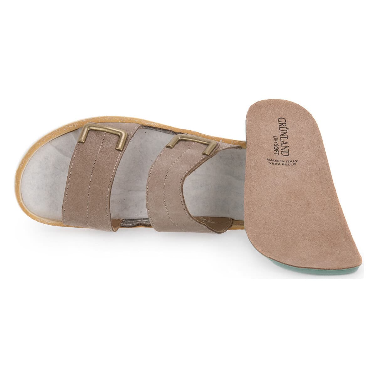 Women's Mules Grunland Brown