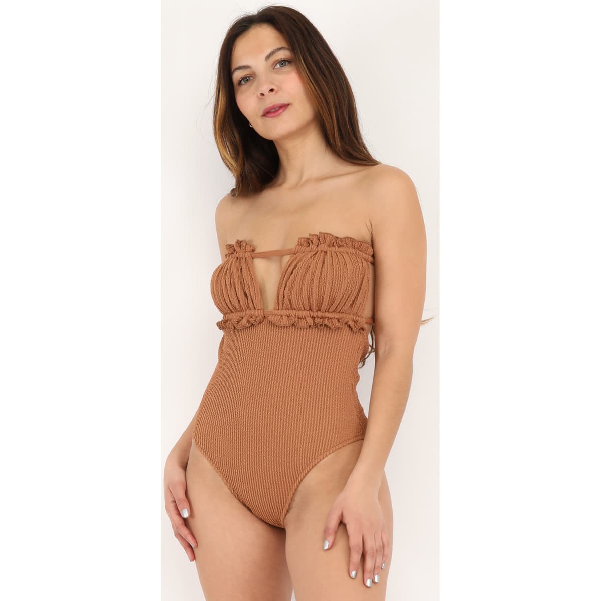 Women's Swimwear La Modeuse Brown
