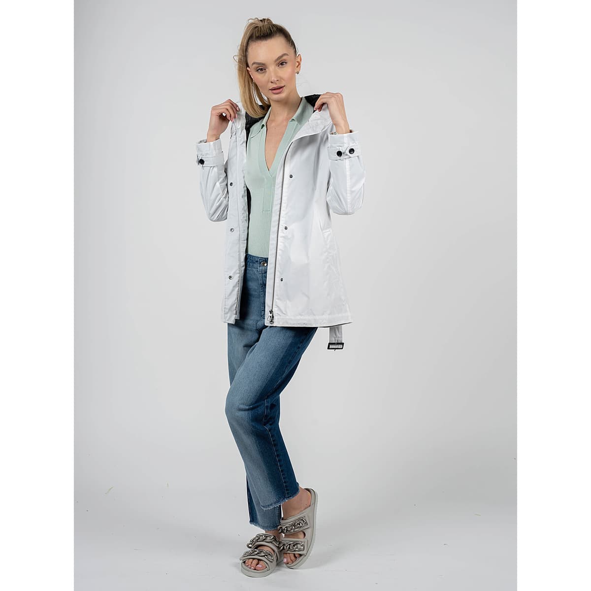 Women's Coats Geox White