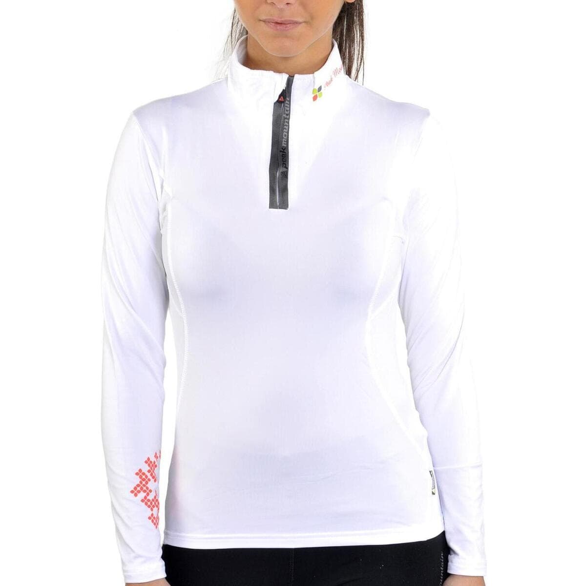Women's T-Shirts Peak Mountain White
