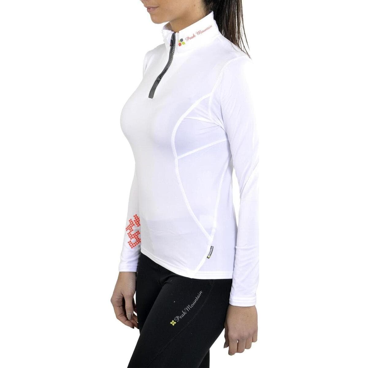 Women's T-Shirts Peak Mountain White