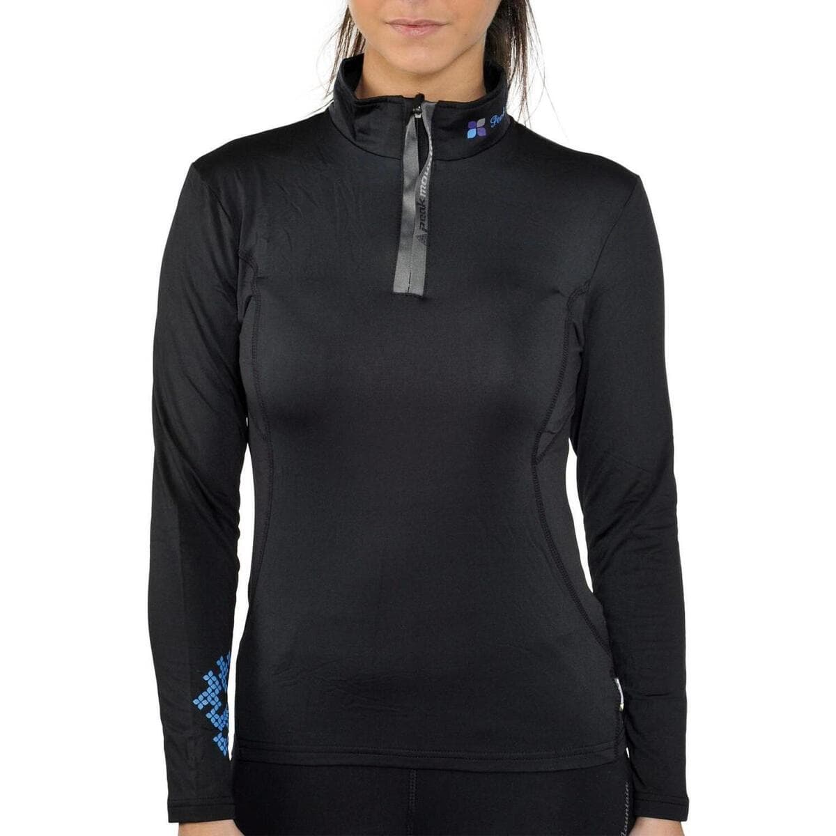 Women's T-Shirts Peak Mountain Black