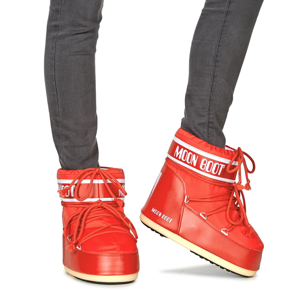 Women's Outdoor Shoes Moon Boot Red