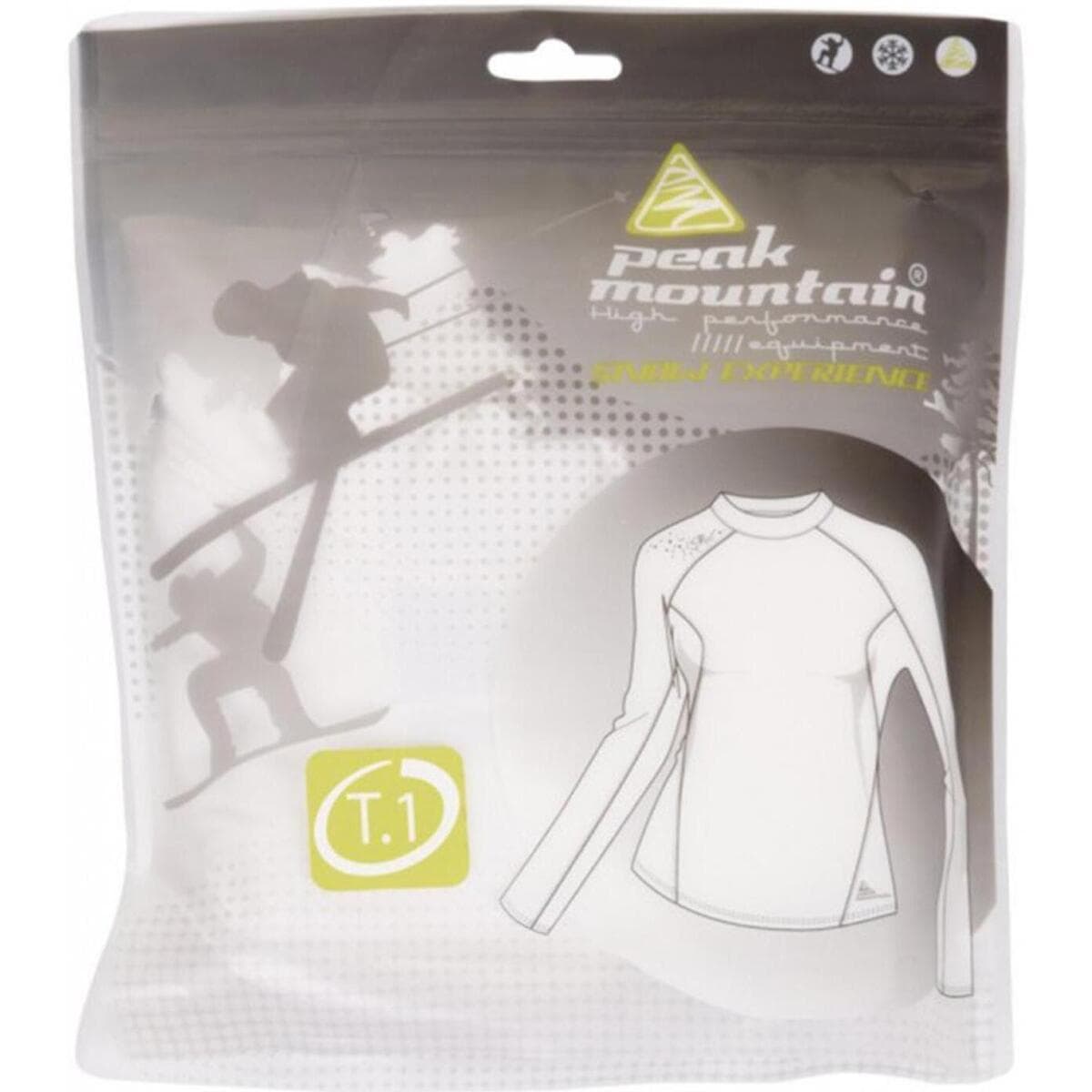 Women's T-Shirts Peak Mountain White