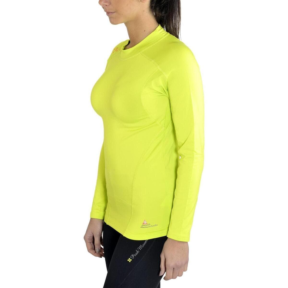 Women's T-Shirts Peak Mountain Yellow
