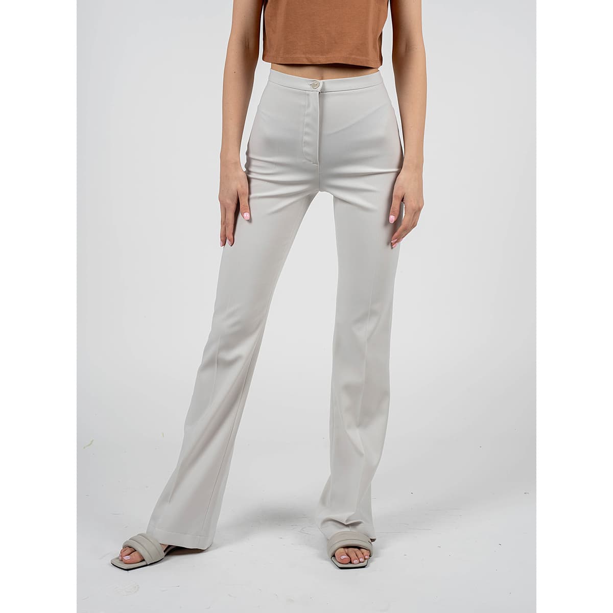 Women's Pants Patrizia Pepe Gray