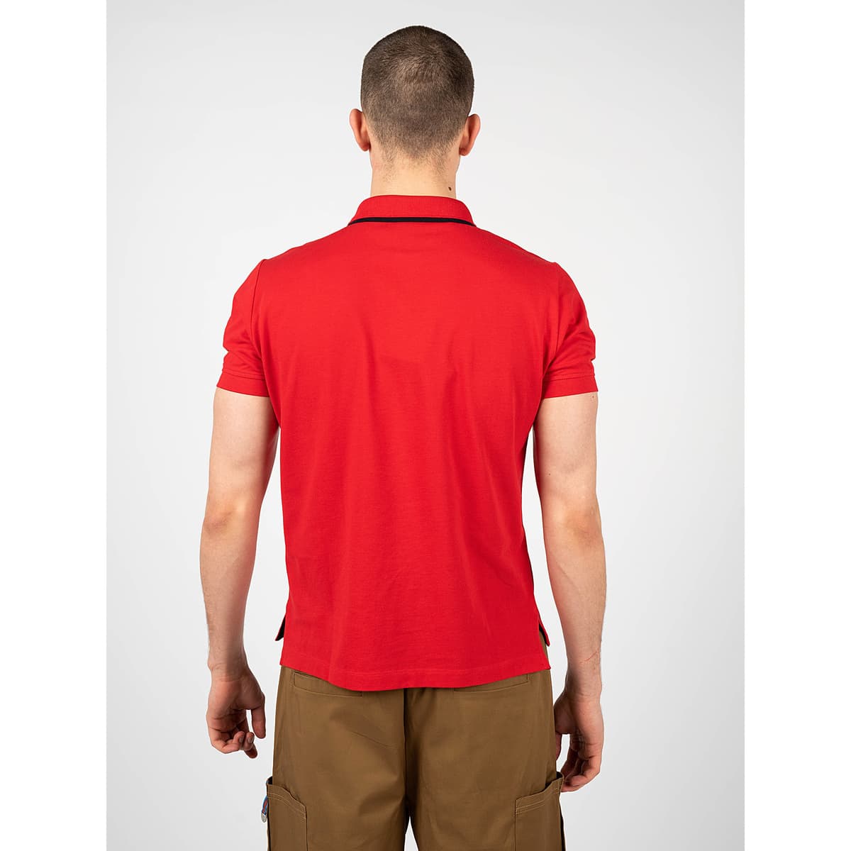 Men's Polo Shirts Geox Red
