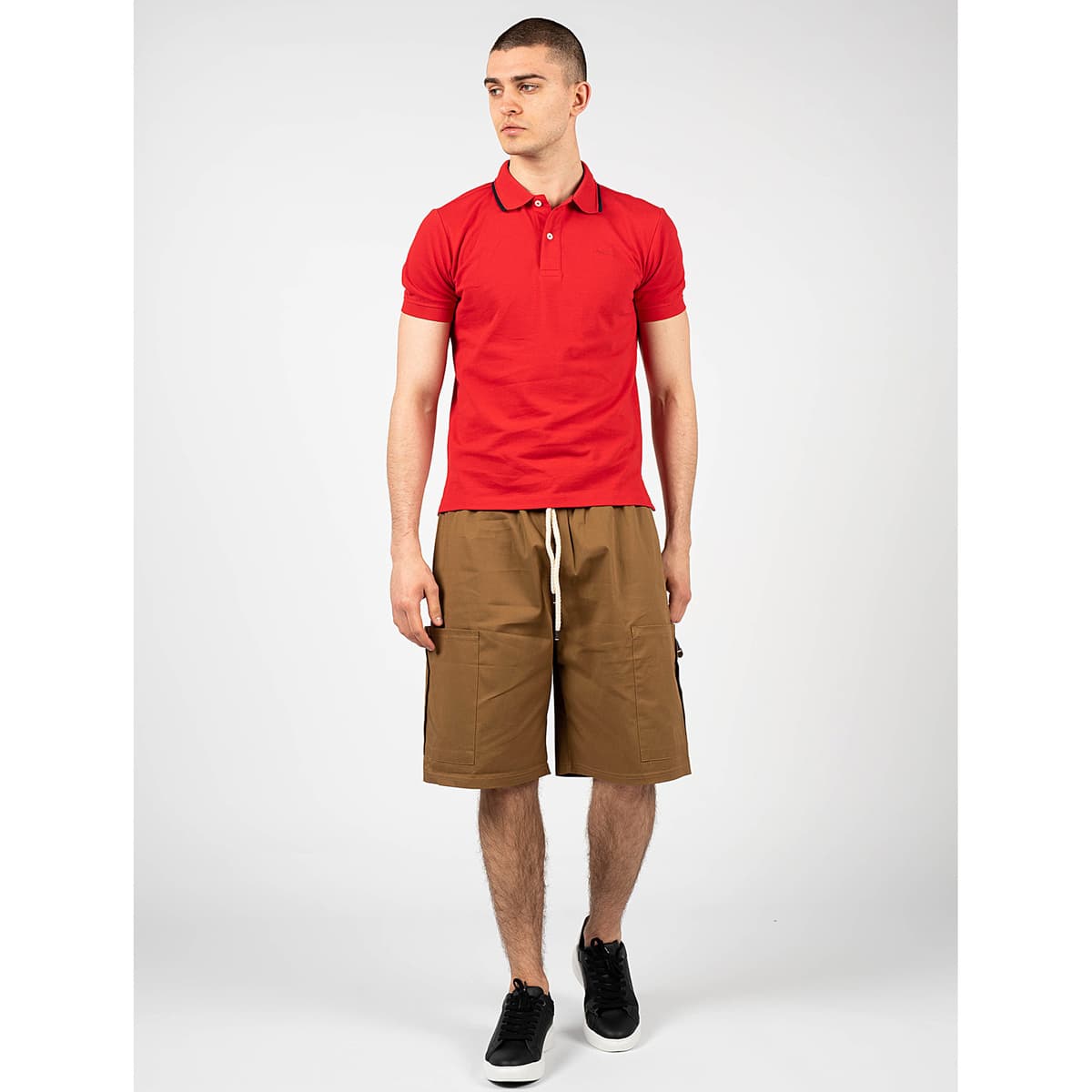 Men's Polo Shirts Geox Red