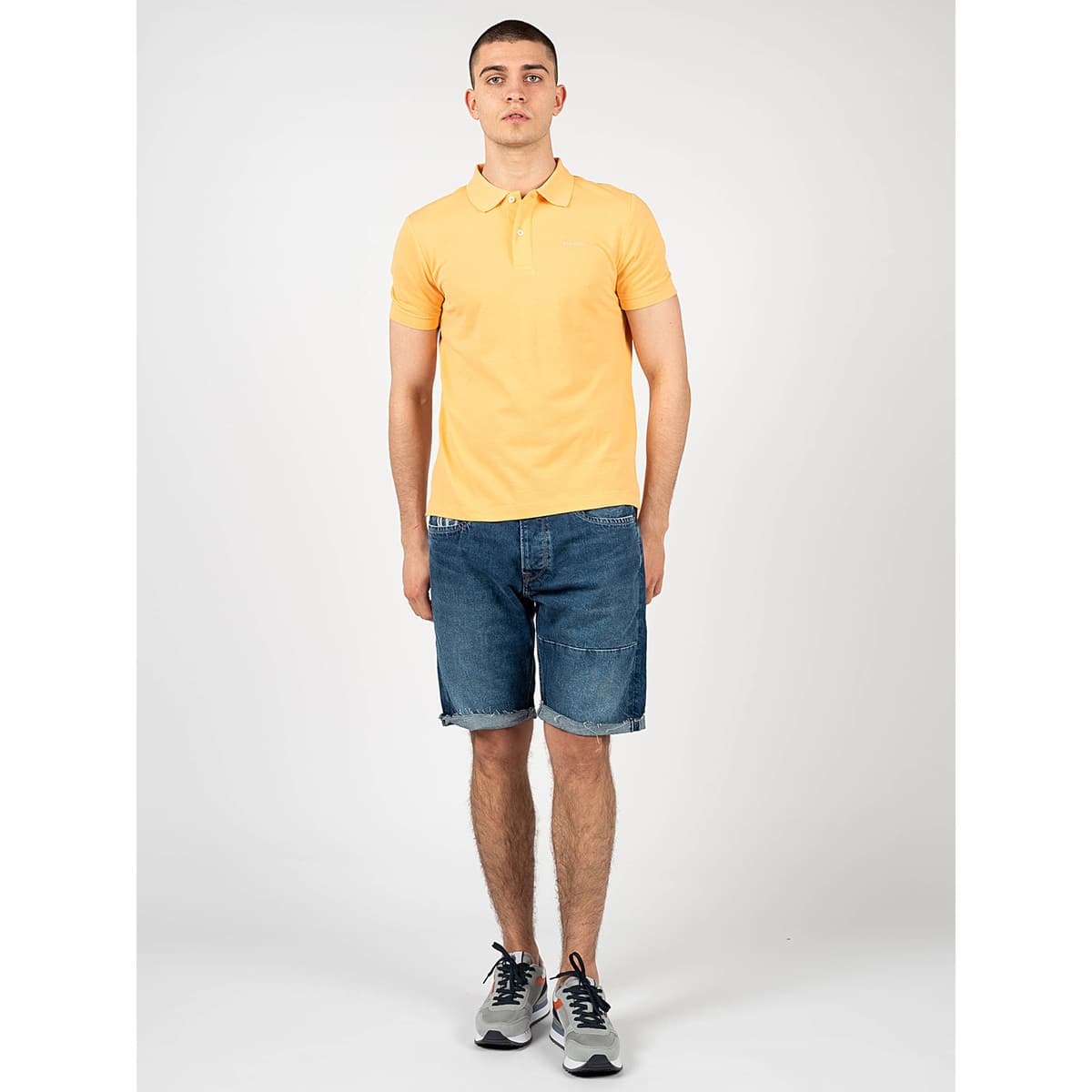 Men's Polo Shirts Geox Orange