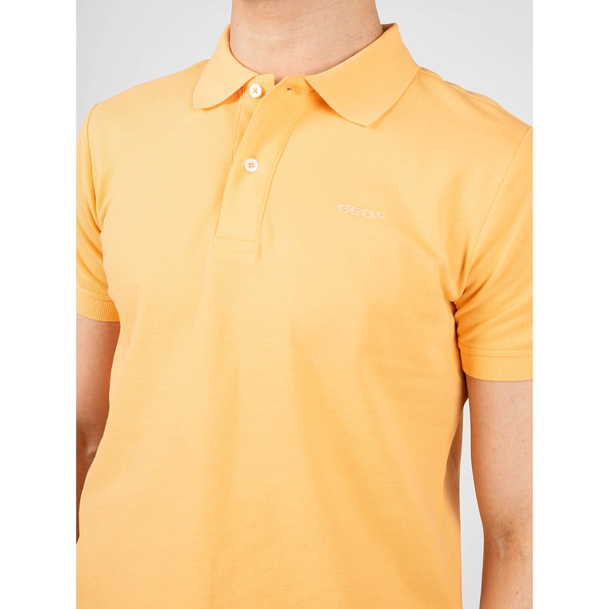 Men's Polo Shirts Geox Orange