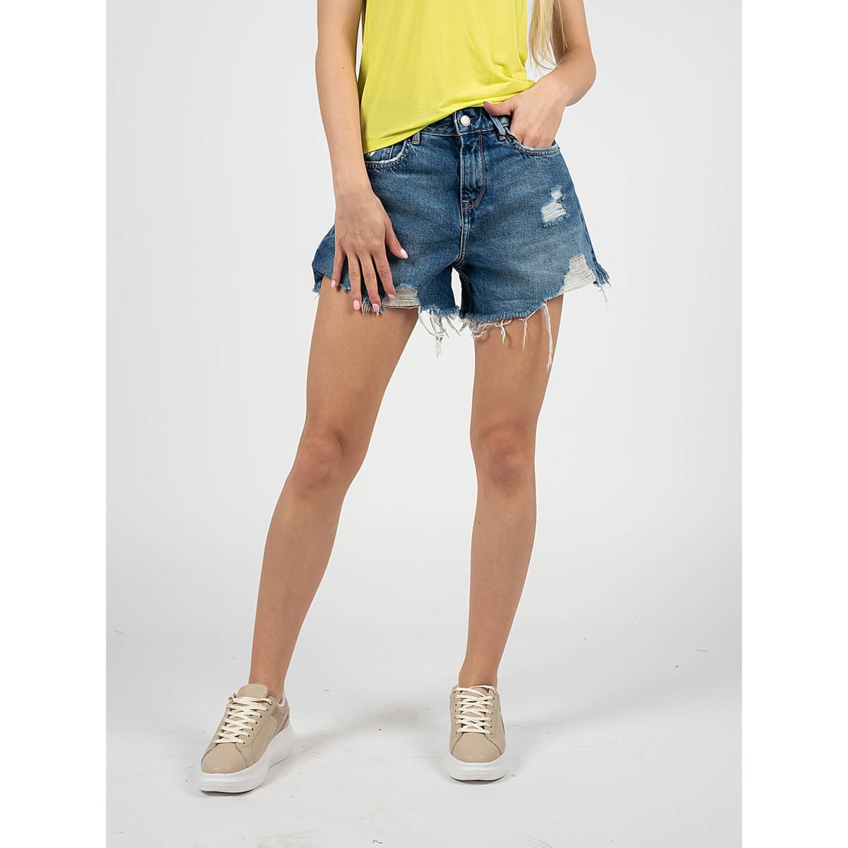 Women's Shorts Pepe Jeans Blue