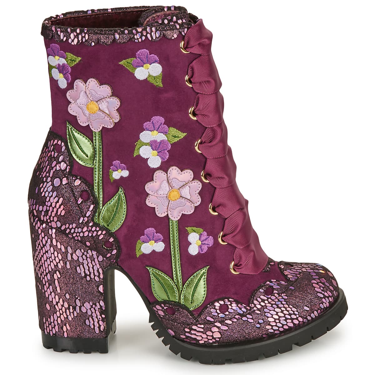 Women's Ankle Boots Irregular Choice Purple