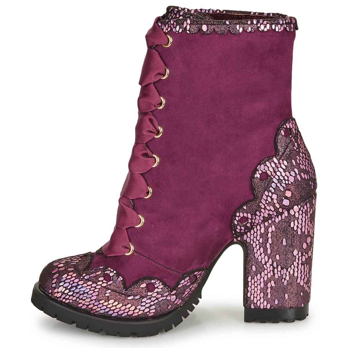 Women's Ankle Boots Irregular Choice Purple