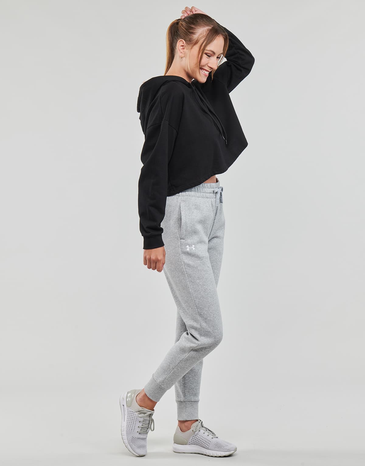 UNDER ARMOUR Women''s UA Rival Fleece Joggers 1379438-012 LightGray