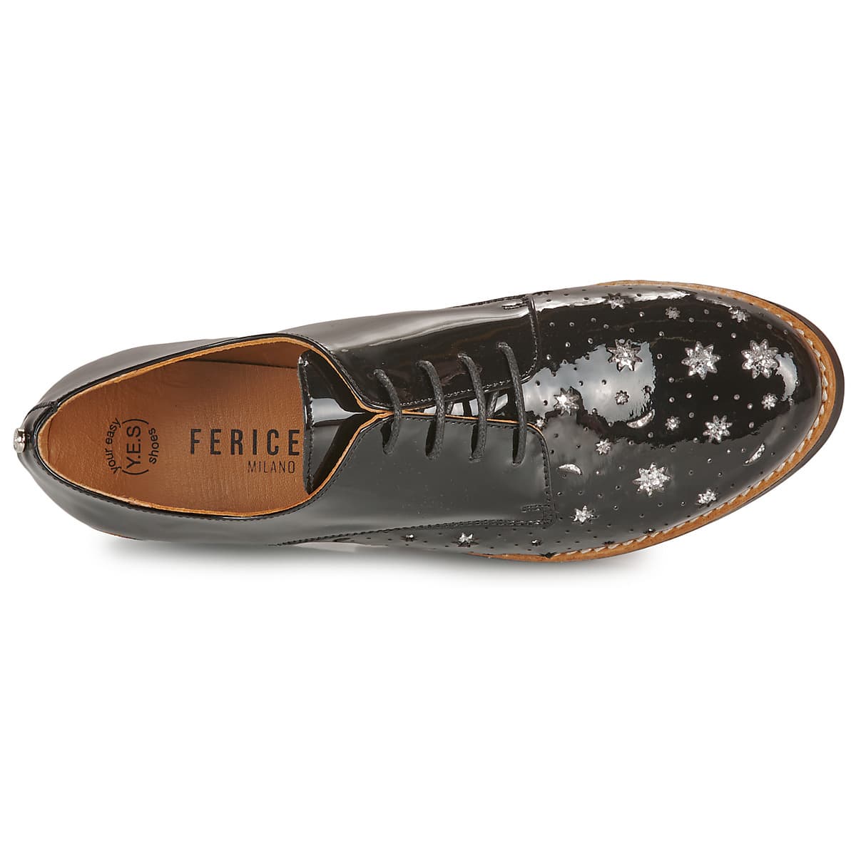 Women's Derby Shoes Fericelli Black