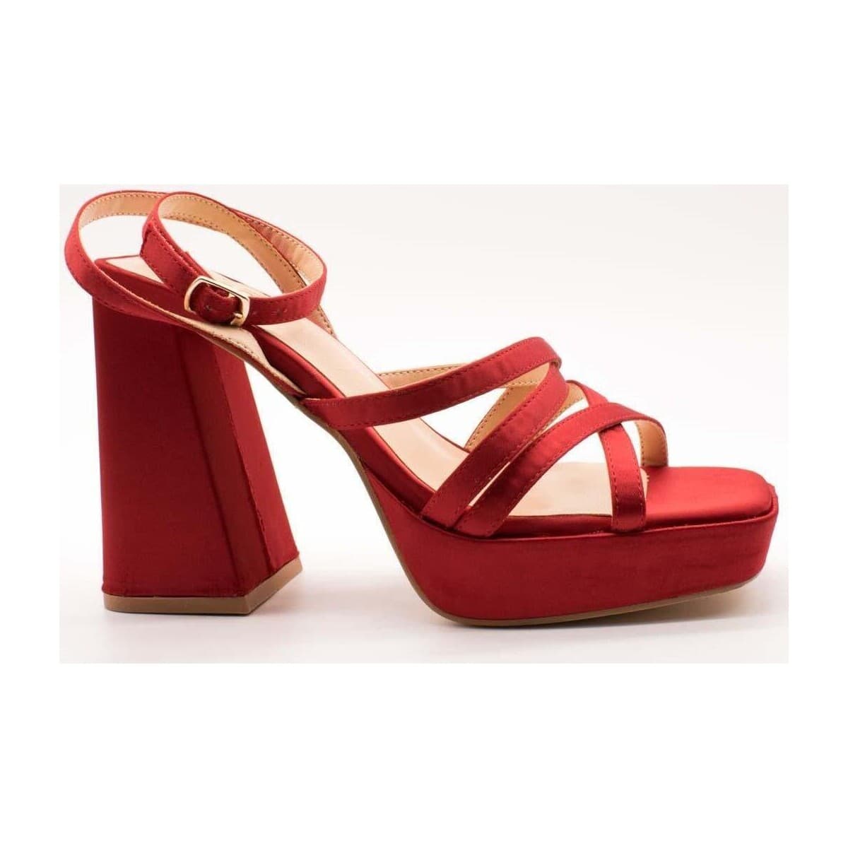 Σανδάλια με τακούνι Alma Blue V23BL1071-RED