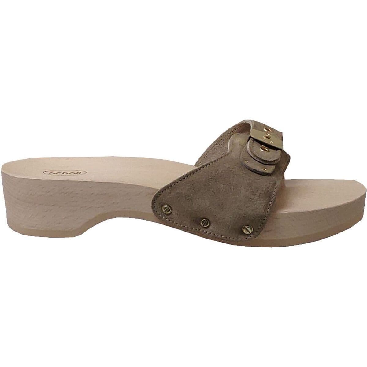 Women's Flip Flops Scholl Beige