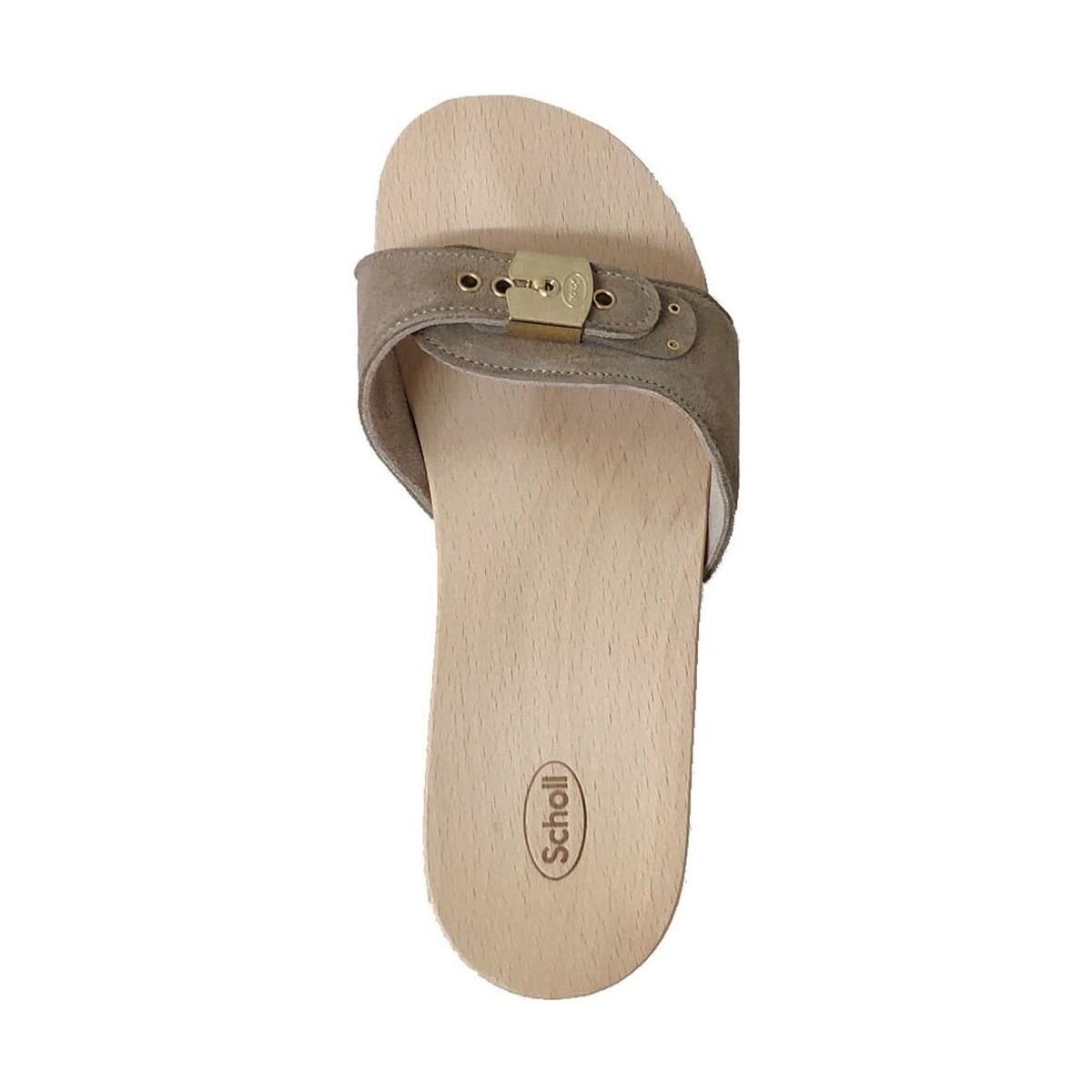 Women's Flip Flops Scholl Beige