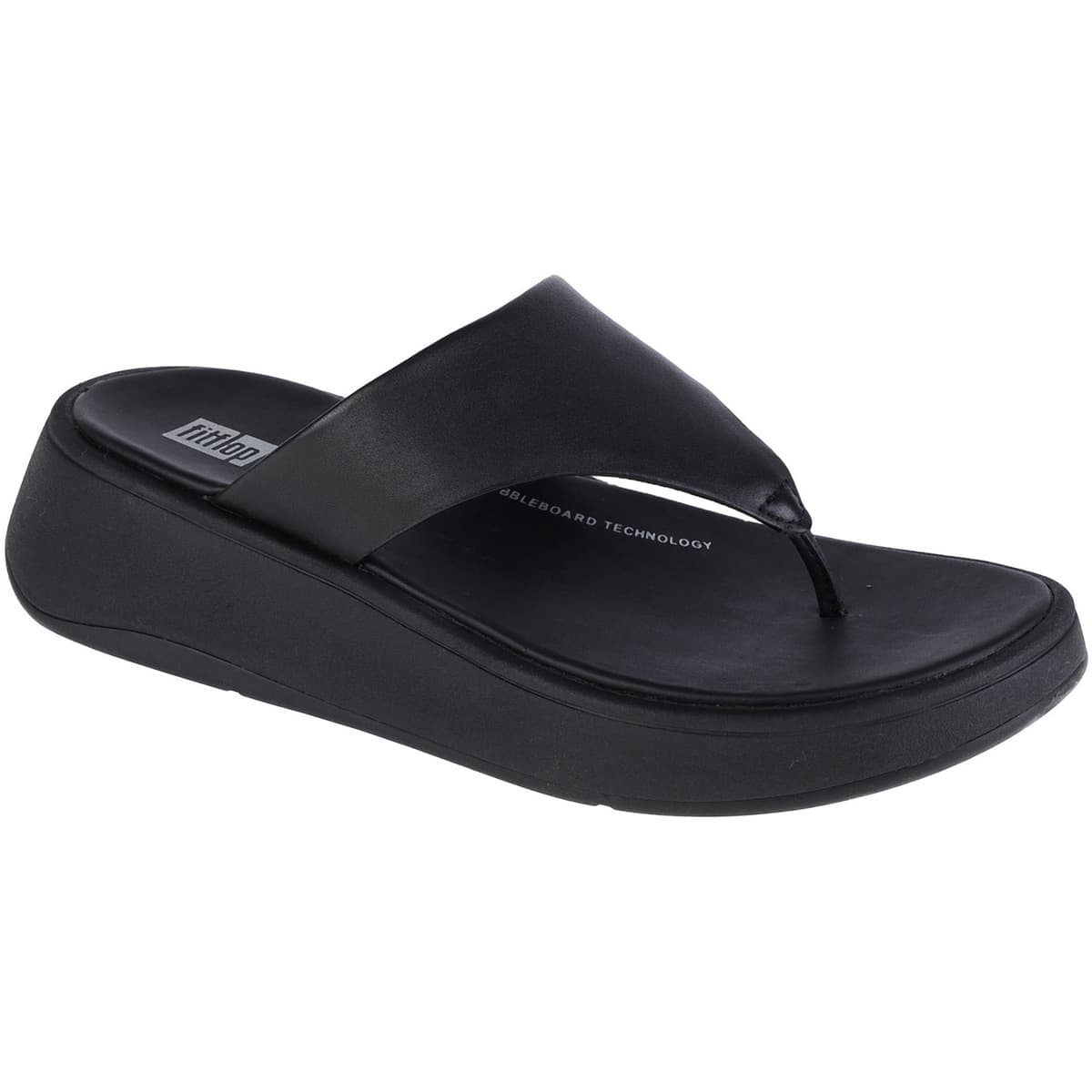 Σαγιονάρες FitFlop F-MODE LEATHER TOE-POST SANDALS