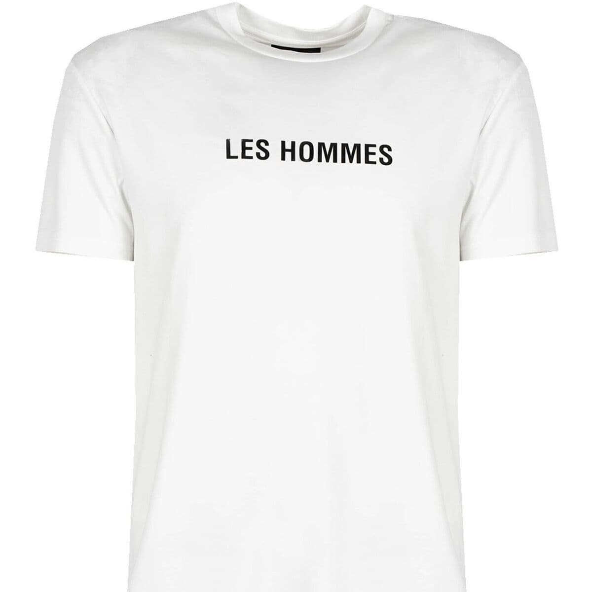 T-shirt με κοντά μανίκια Les Hommes LF224302-0700-9001 | Grafic Print