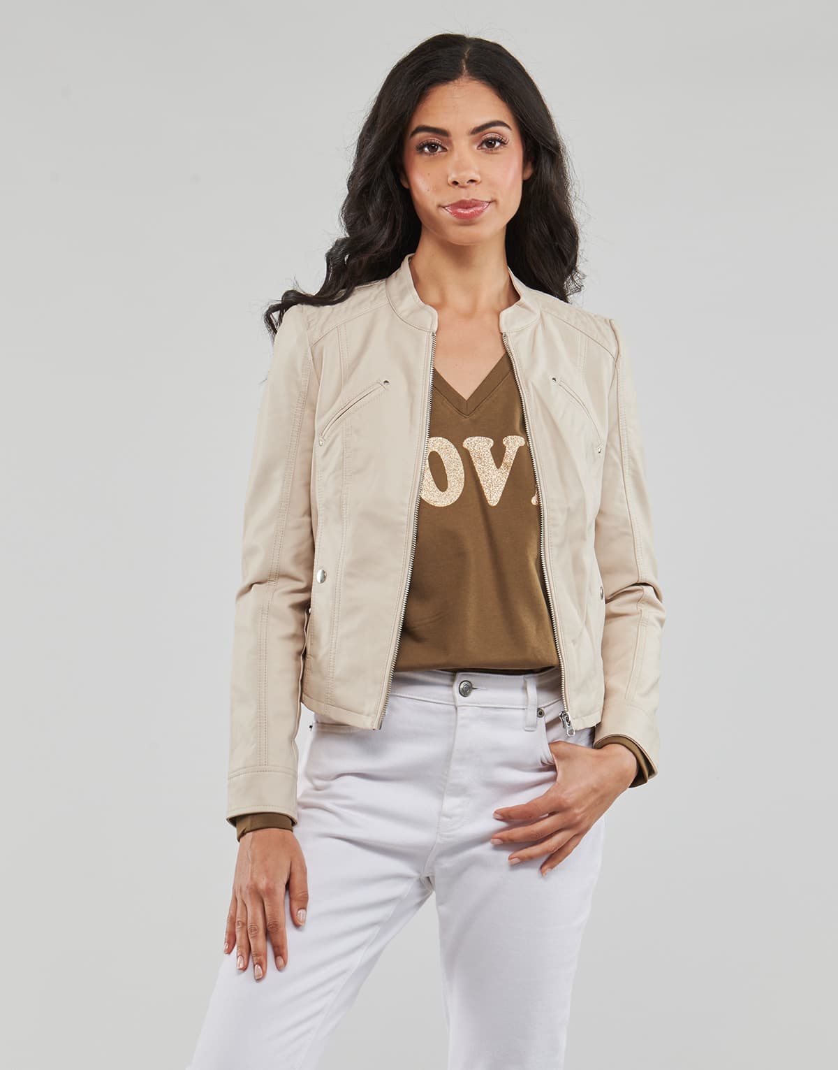 Women's Jackets Vero Moda Beige