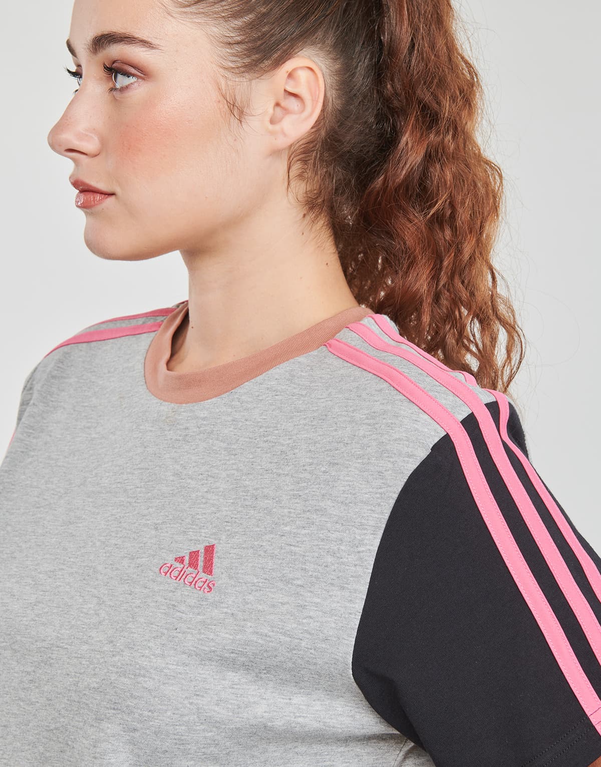 Women's T-Shirts adidas Gray