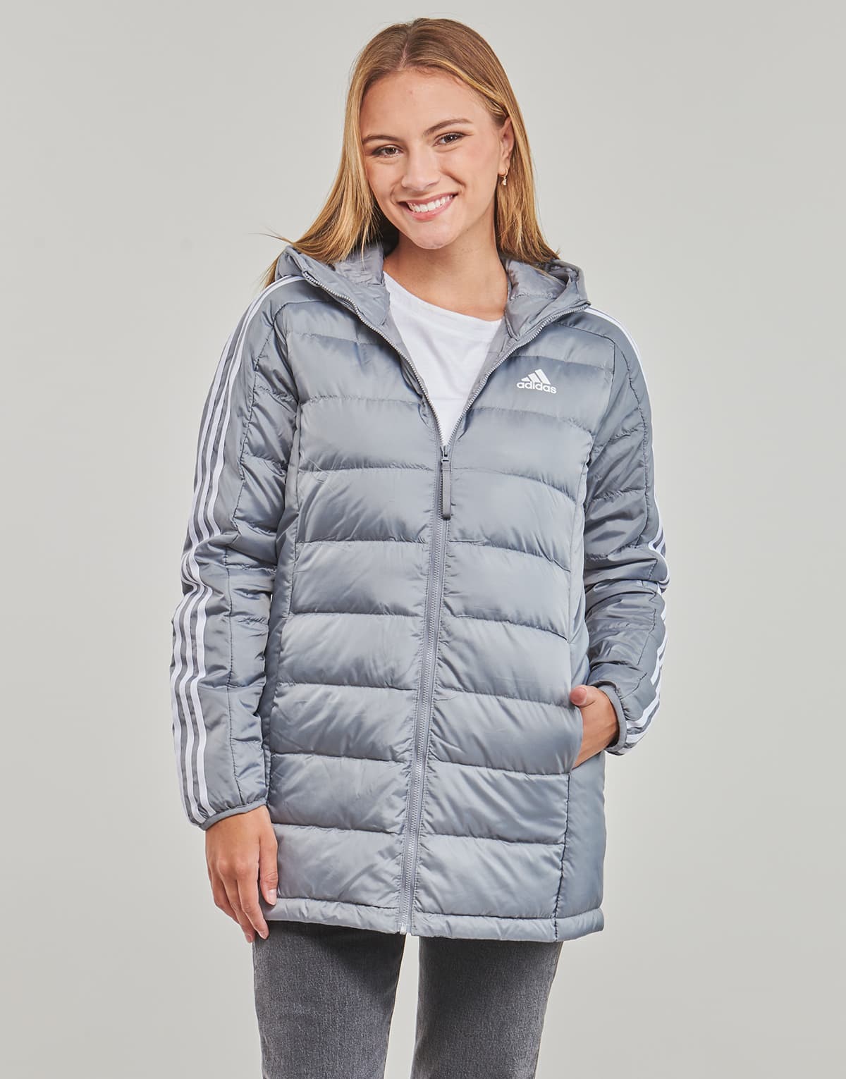 Women's Jackets adidas Gray