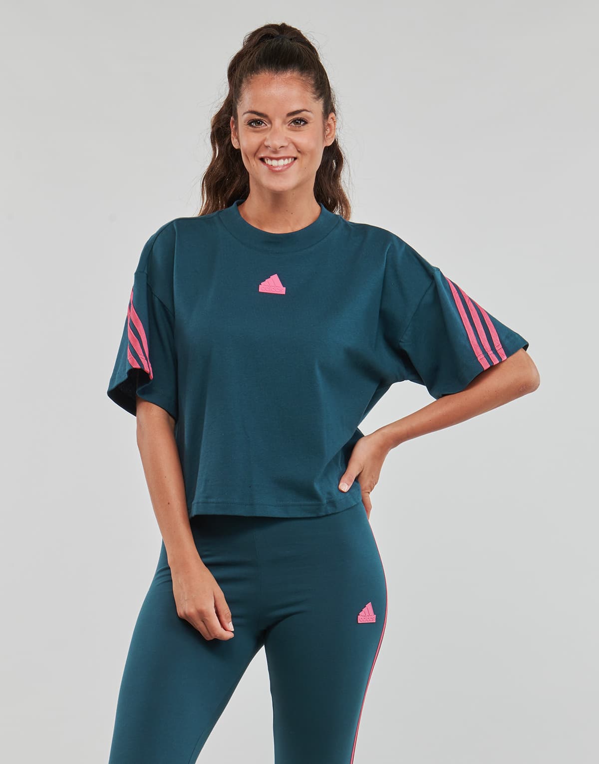 Women's T-Shirts adidas Blue