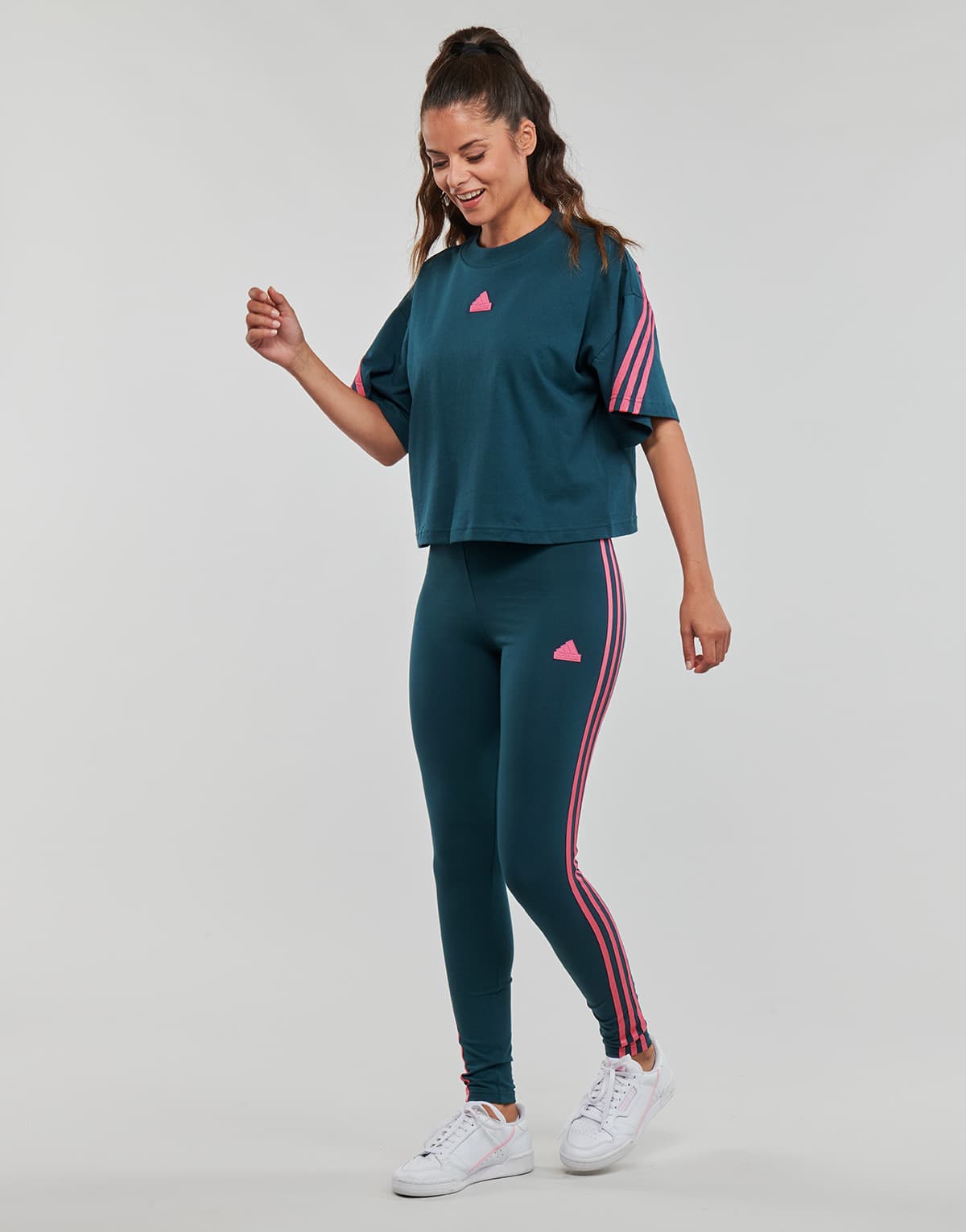 Women's T-Shirts adidas Blue