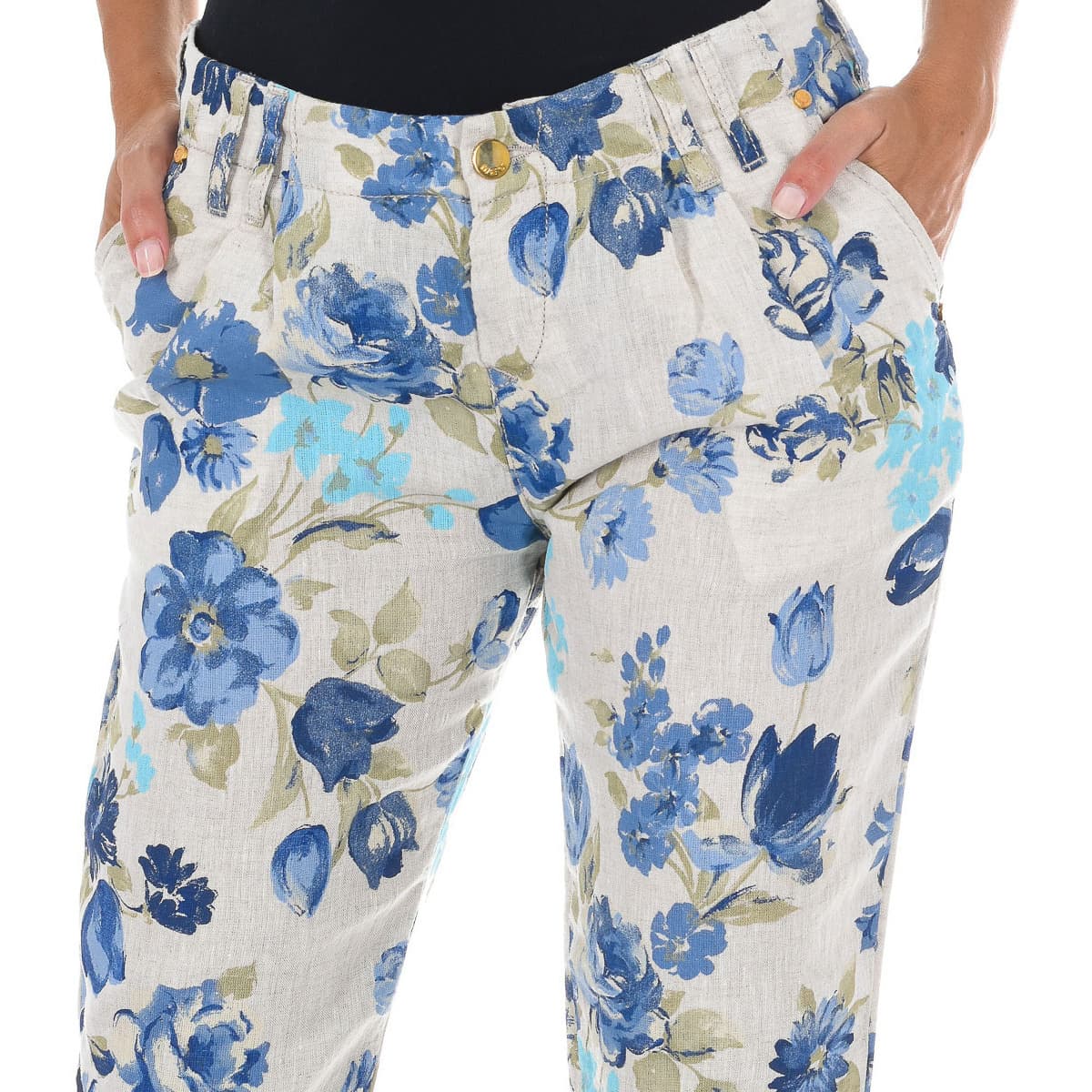 Women's Pants Met Multicolor