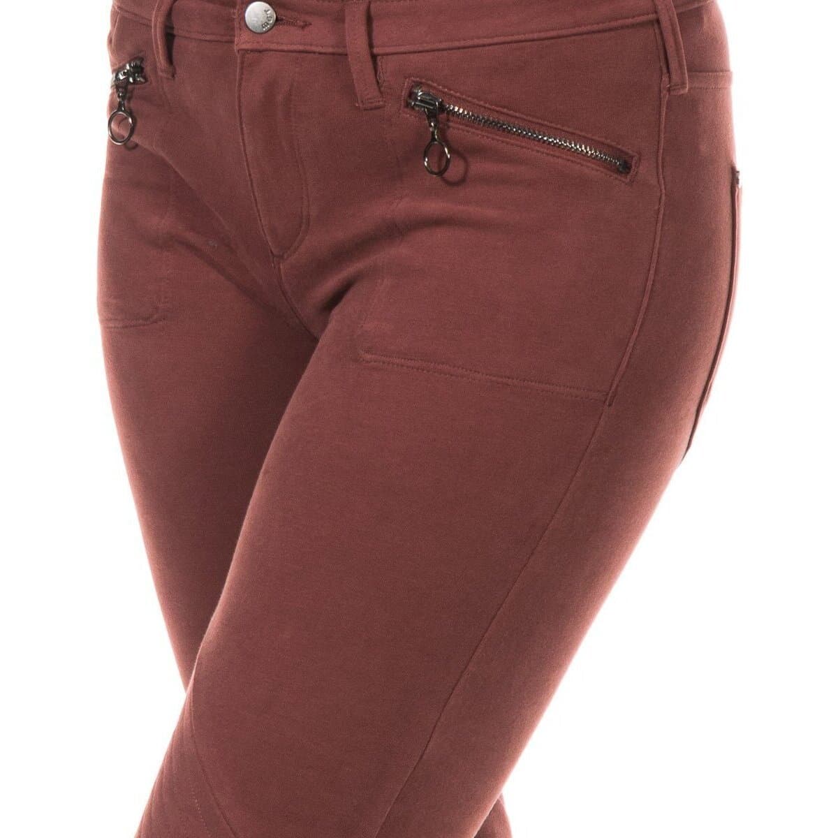 Women's Jeans Met Red