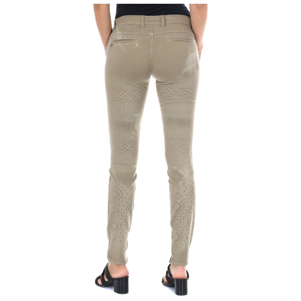 Women's Jeans Met Beige