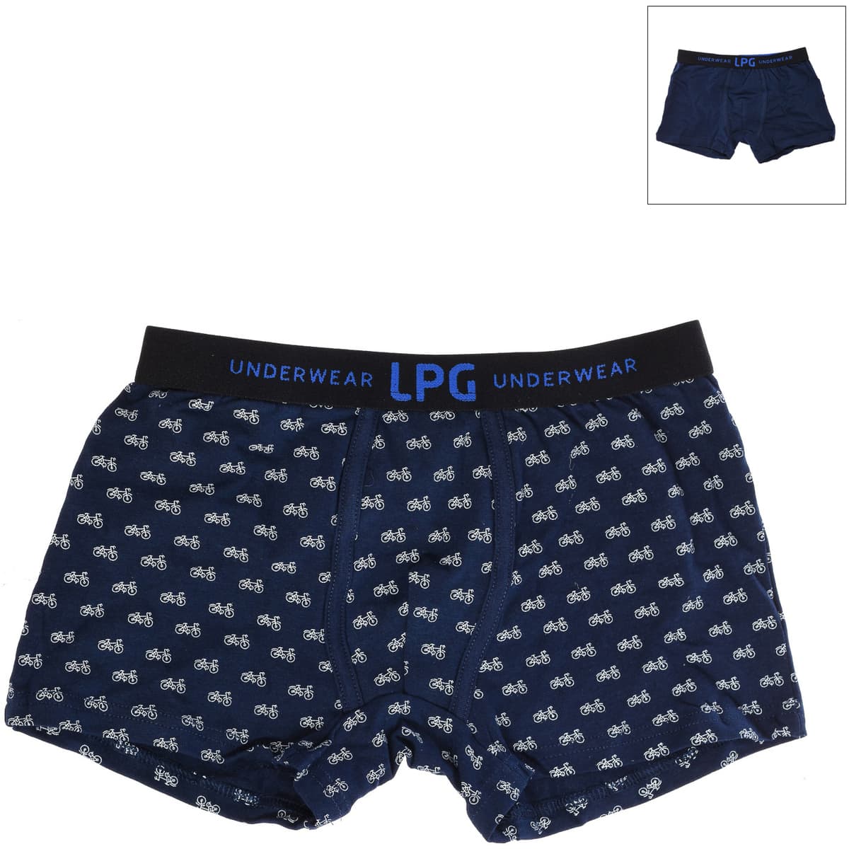 Men's Boxer Briefs Le Petit Garçon Blue