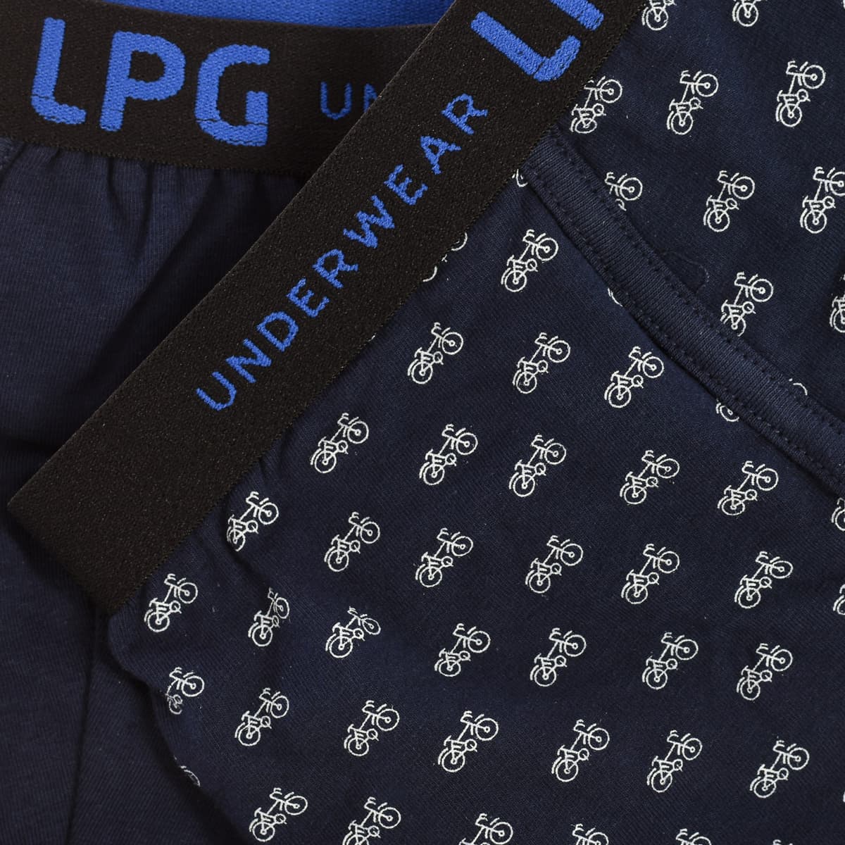 Men's Boxer Briefs Le Petit Garçon Blue