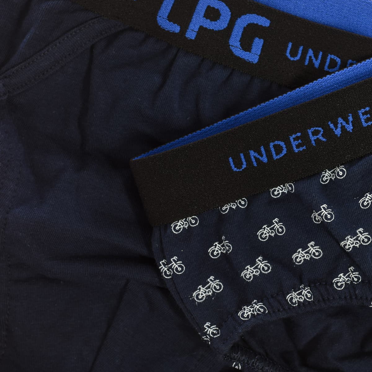 Men's Boxer Briefs Le Petit Garçon Blue