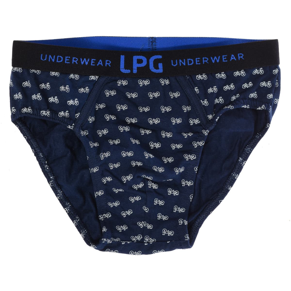 Men's Boxer Briefs Le Petit Garçon Blue