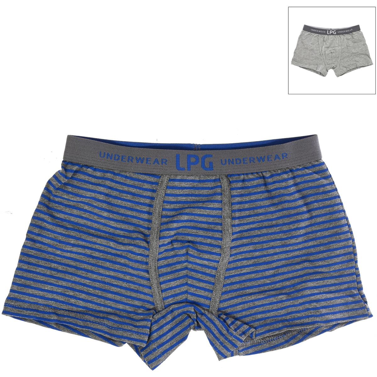 Men's Boxer Briefs Le Petit Garçon Gray